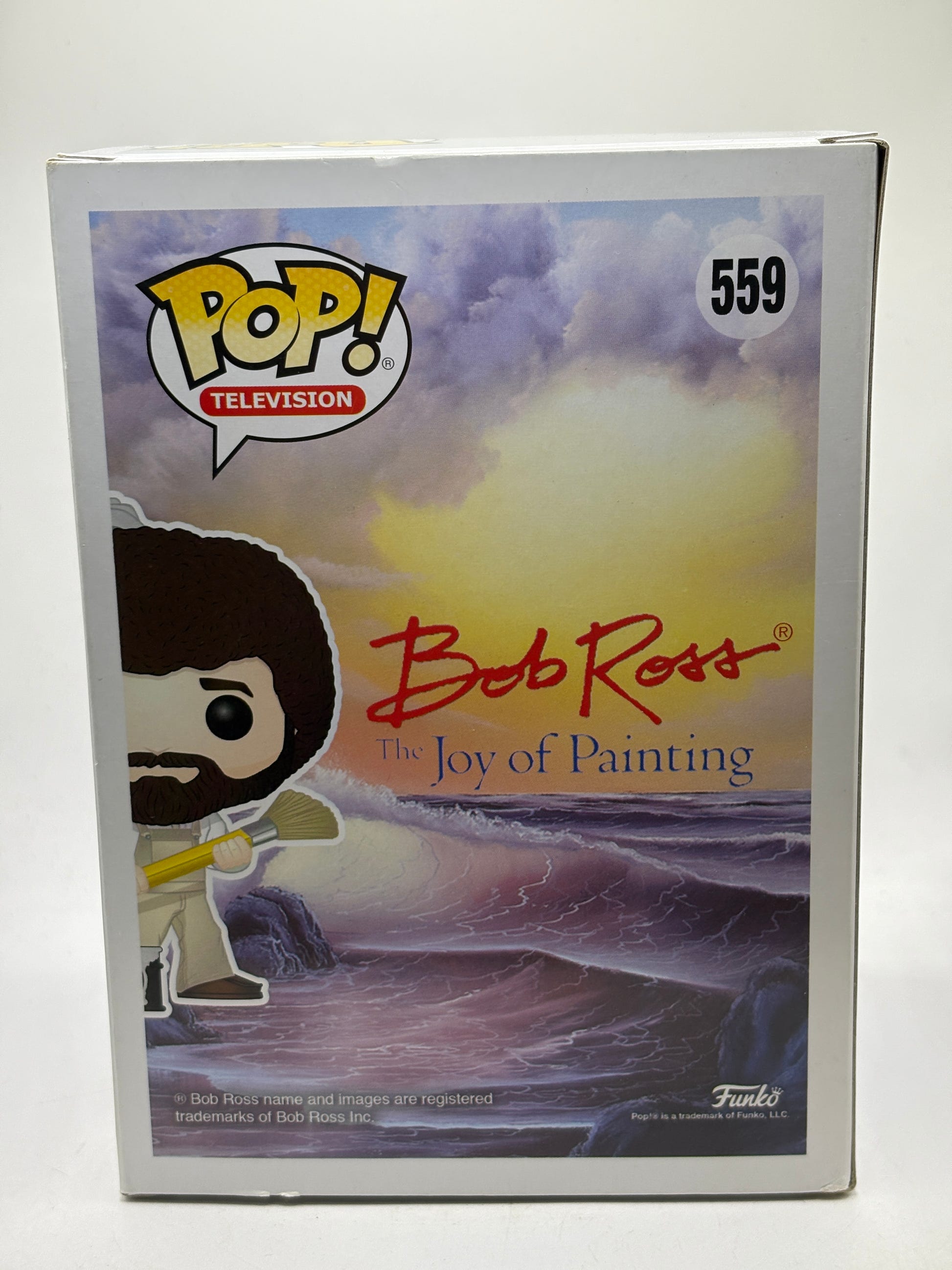 Funko POP! Television Bob Ross #559 Bob Ross with Paintbrush Vinyl Figure image 3