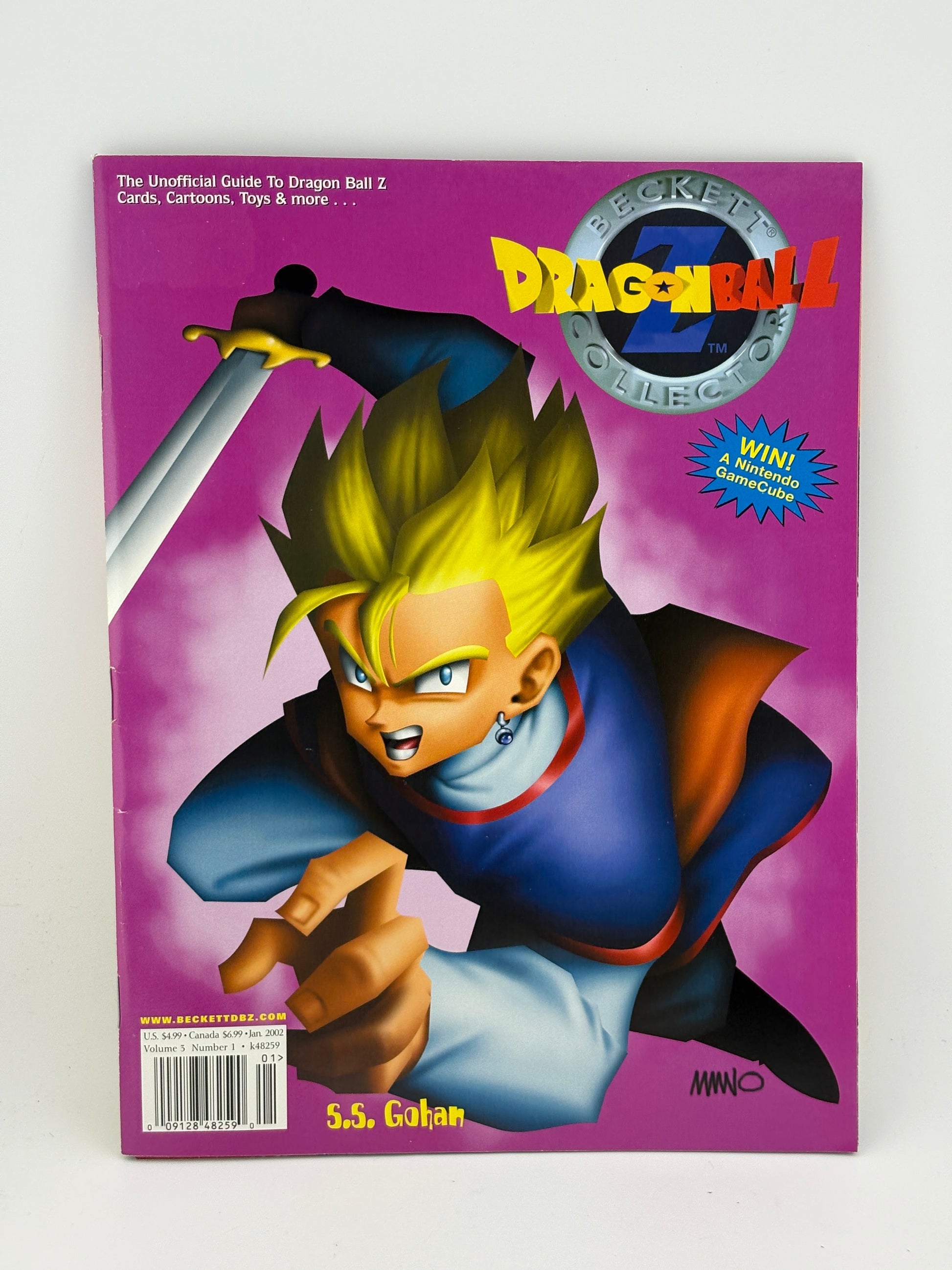 Beckett Collectors Dragon Ball Z Magazine Volume 3 Number 1 SS Gohan FRENLY BRICKS - Open 7 Days
