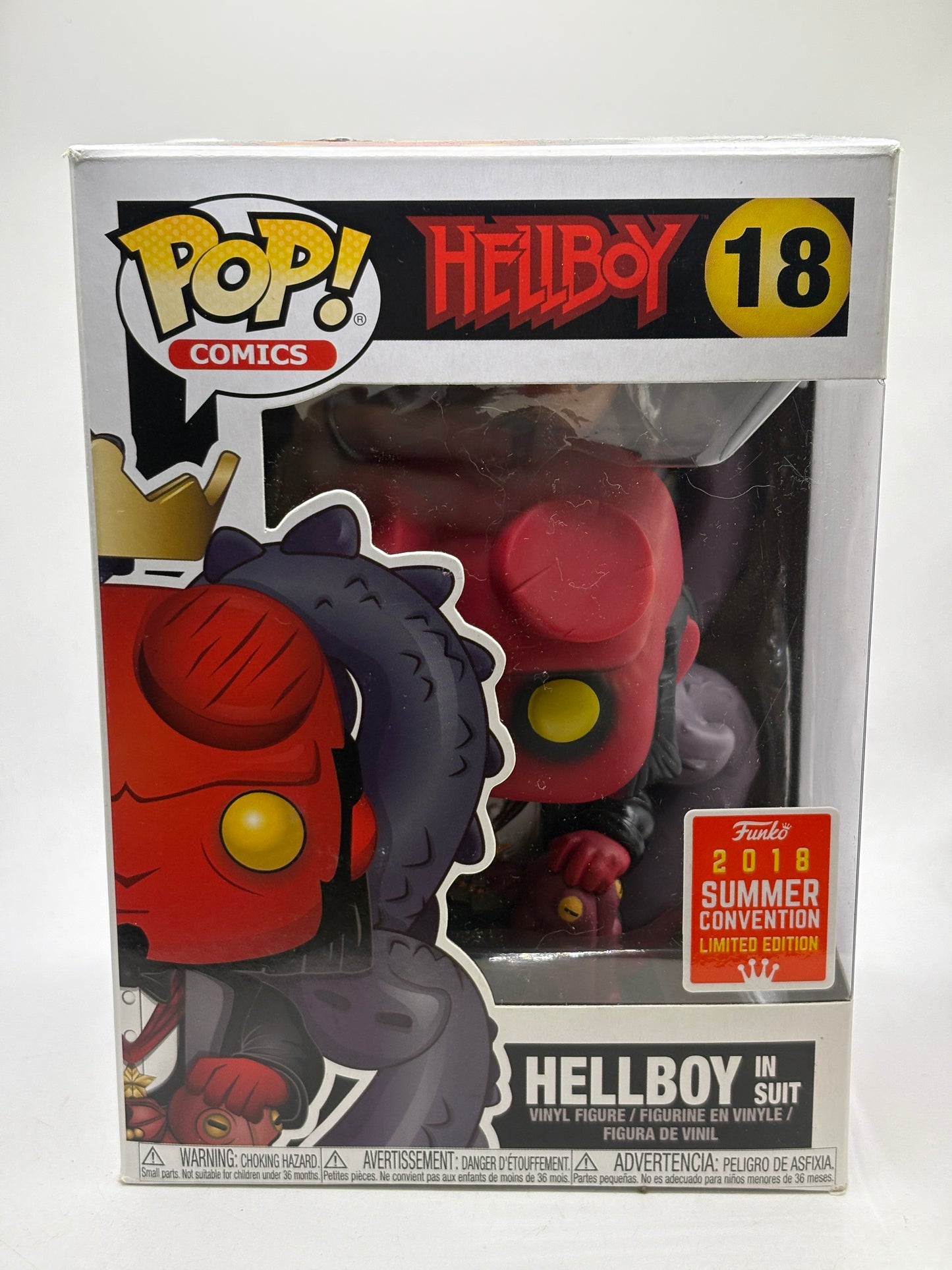 Funko POP! Comics Hellboy #18 Hellboy in Suit 2018 Summer Convention
