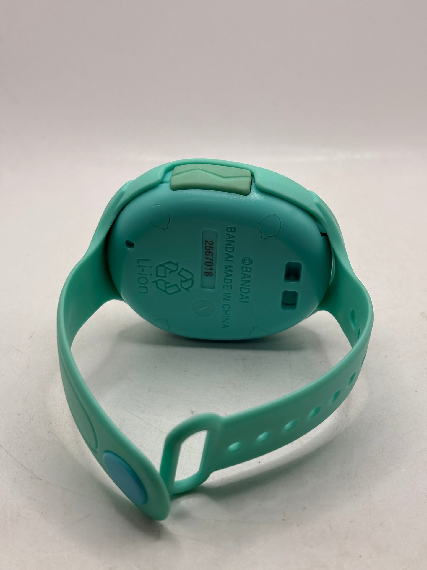 Bandai Tamagotchi Smart Mintblue Virtual Pet Bracelet 2021 Watch LOOSE FRENLY BRICKS - Open 7 Days