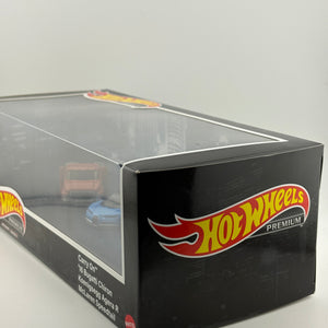 Hot Wheels Premium Carry On 4 Car Set Bugatti McLaren FRENLY BRICKS - Open 7 Days