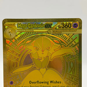 Pokemon TCG Mega Evolutions - Mega Gardevoir EX 187/132 Gold Card SEE PHOTOS FRENLY BRICKS - Open 7 Days