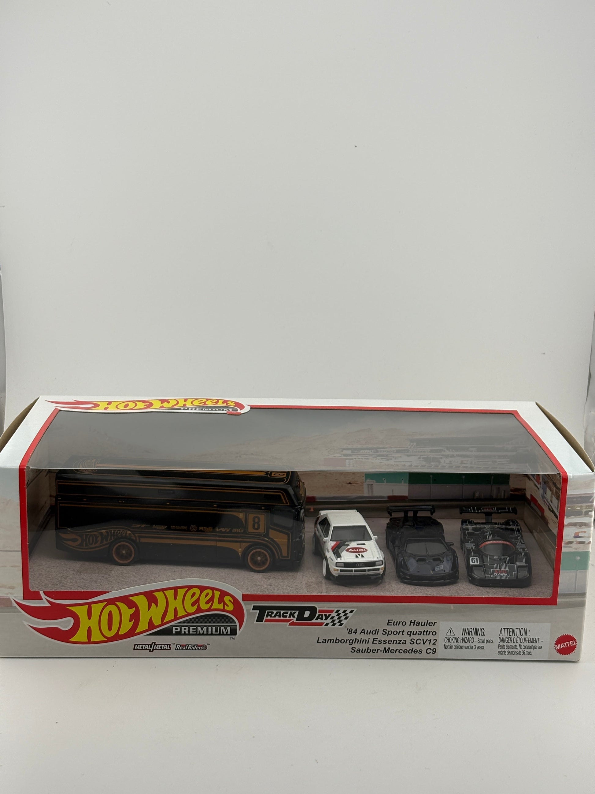 Hot Wheels Premium 2023 Track Day Euro Hauler Brand New FRENLY BRICKS - Open 7 Days