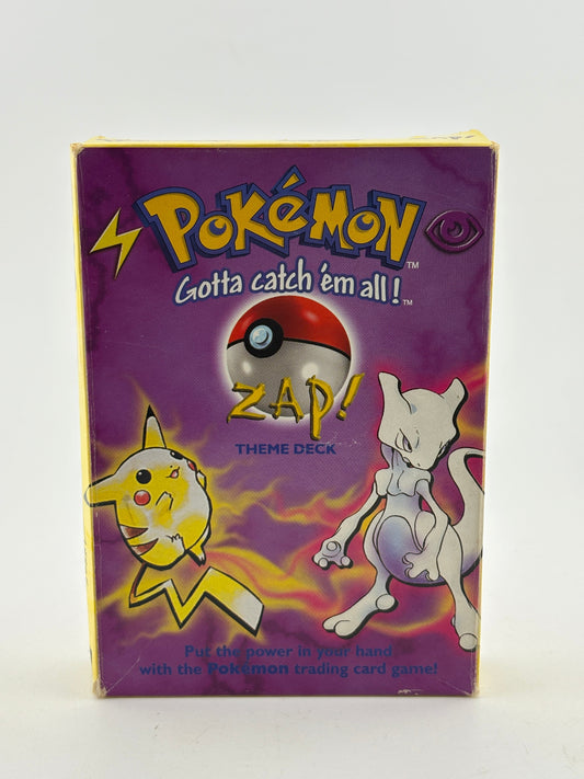 Pokemon TCG 1999 WOTC - Zap! Theme Deck *BOX, MANUAL & DAMAGE COUNTERS ONLY* FRENLY BRICKS - Open 7 Days