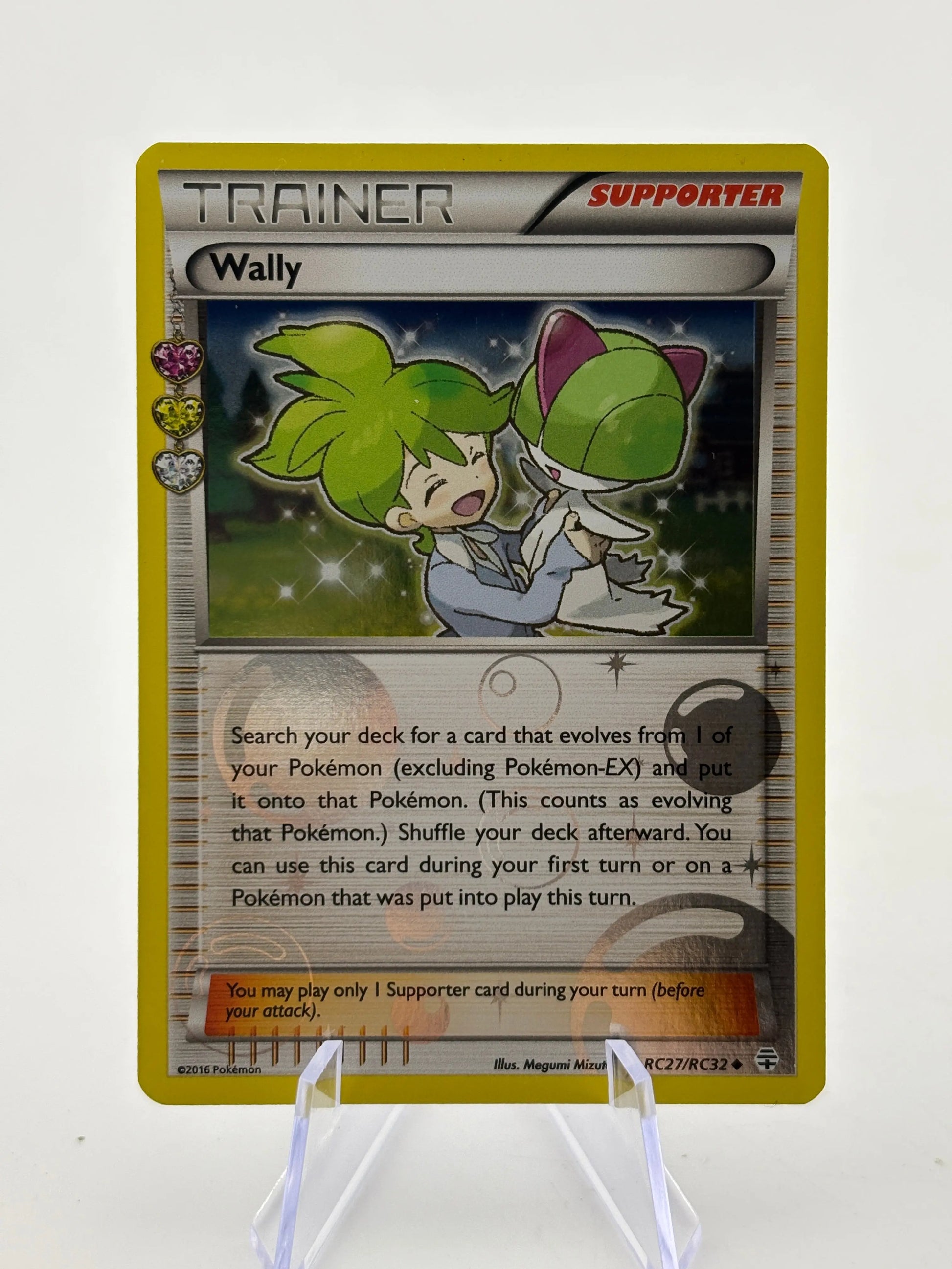Pokemon TCG Generations Radiant Collection - Wally RC27/RC32 Reverse Holo LP (3) FRENLY BRICKS - Open 7 Days