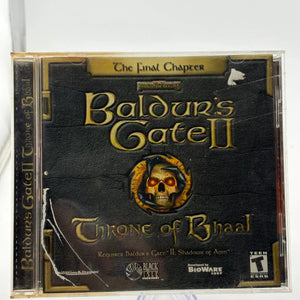 Baldur's Gate II 2: Throne of Bhaal Final Chapter (PC, 2001) Windows FRENLY BRICKS - Open 7 Days