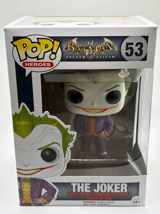 Funko POP! Heroes Batman Arkham Asylum #53 The Joker FRENLY BRICKS - Open 7 Days
