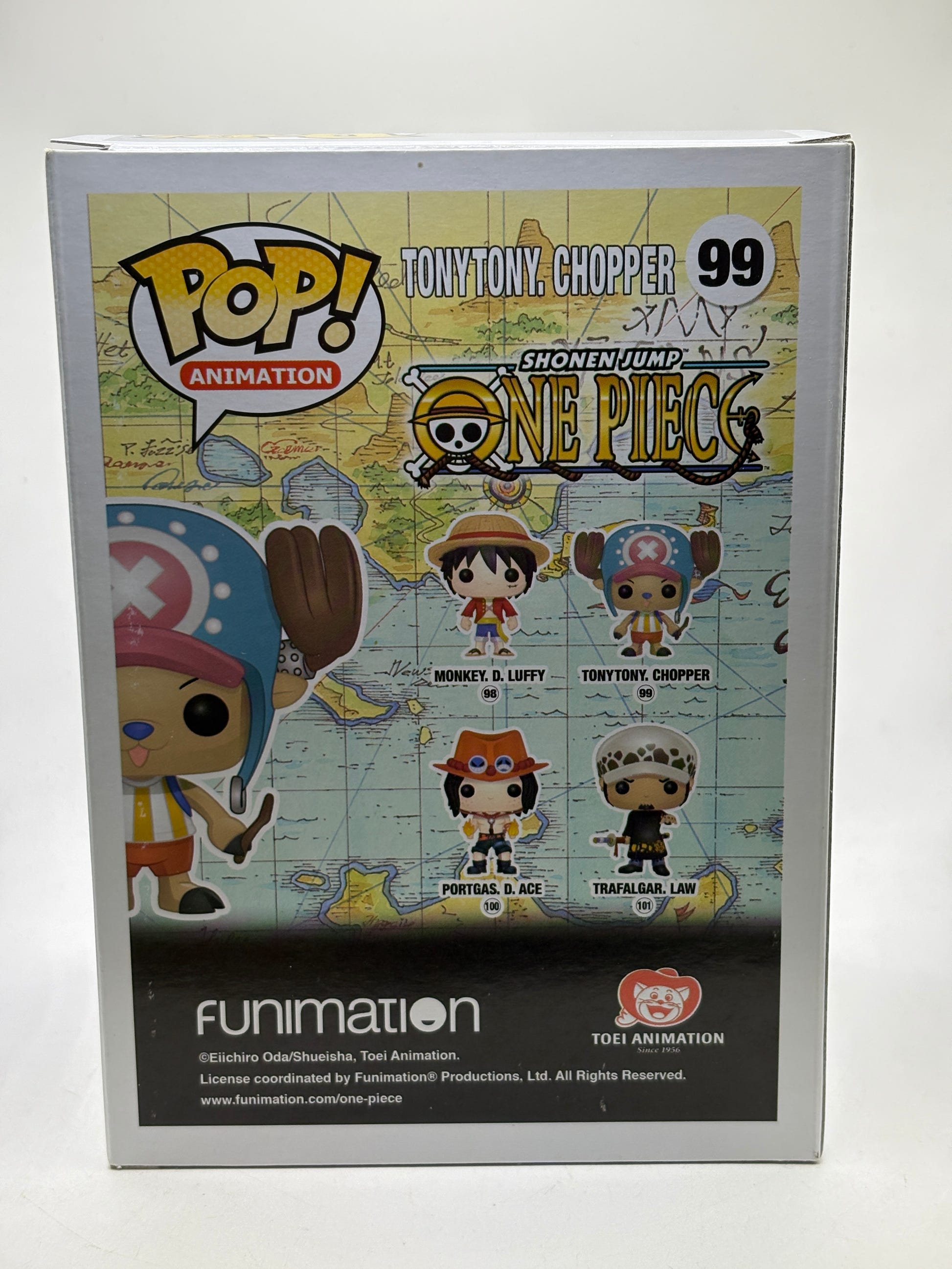 Funko Pop! One Piece Tony Tony Chopper #99 2016 Funimation Flocked JJL 160504 (1) image 3