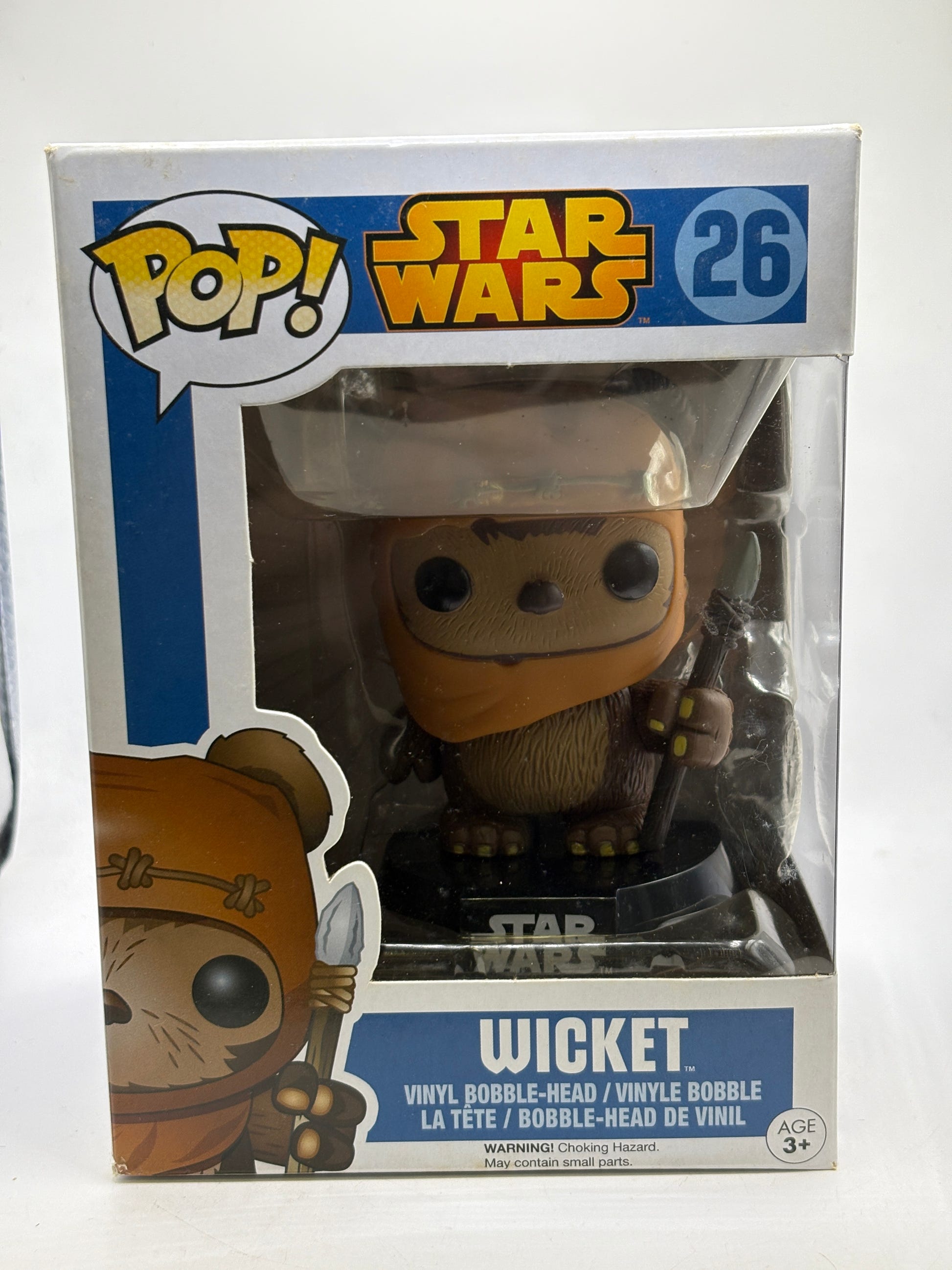 Funko POP! Star Wars #26 Wickett Vinyl Bobble-Head Blue Box image 1