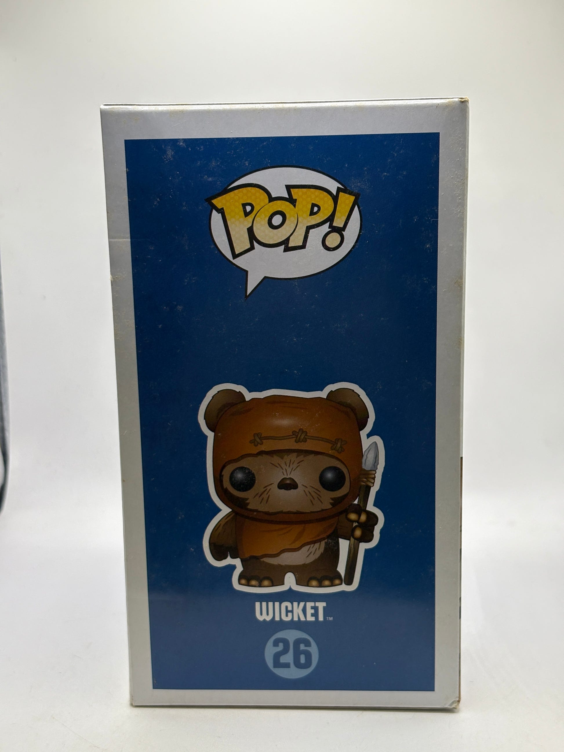 Funko POP! Star Wars #26 Wickett Vinyl Bobble-Head Blue Box image 4