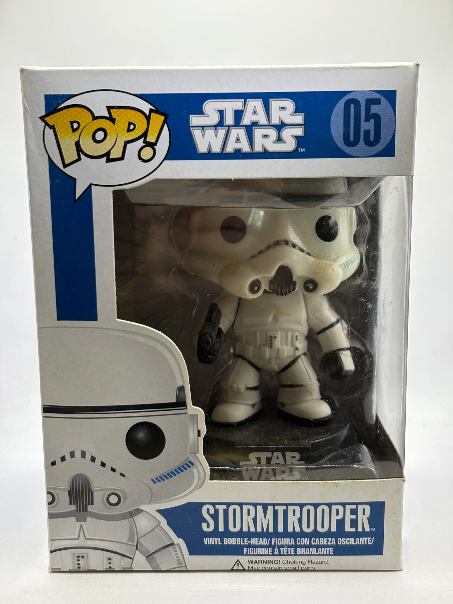 Funko POP! Star Wars #05 Stormtrooper Vinyl Bobble-Head Blue Box