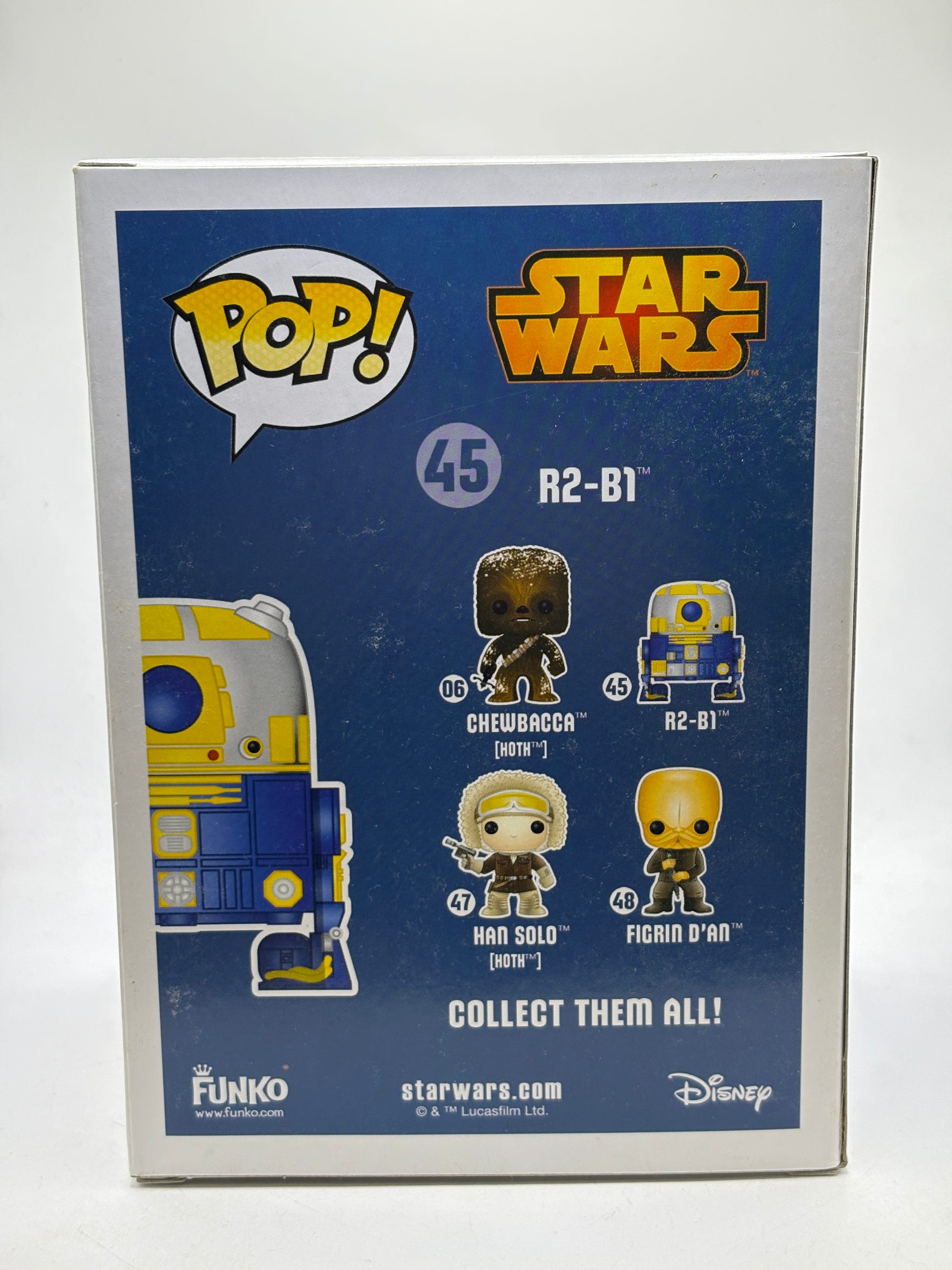 Funko POP! Star Wars #45 R2-B1 Vinyl Bobble-Head Blue Box image 3