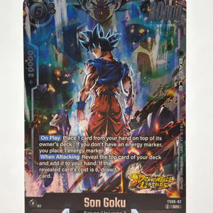 Dragon Ball Super Fusion World - Son Goku FS09-07 SR LP FRENLY BRICKS - Open 7 Days