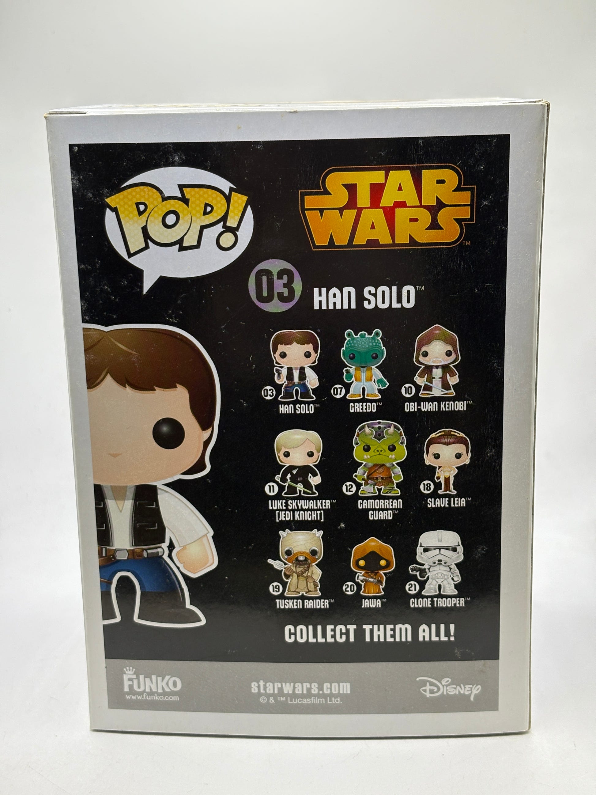 Funko POP! Star Wars #03 Han Solo Vinyl Bobble-Head Black Box image 3