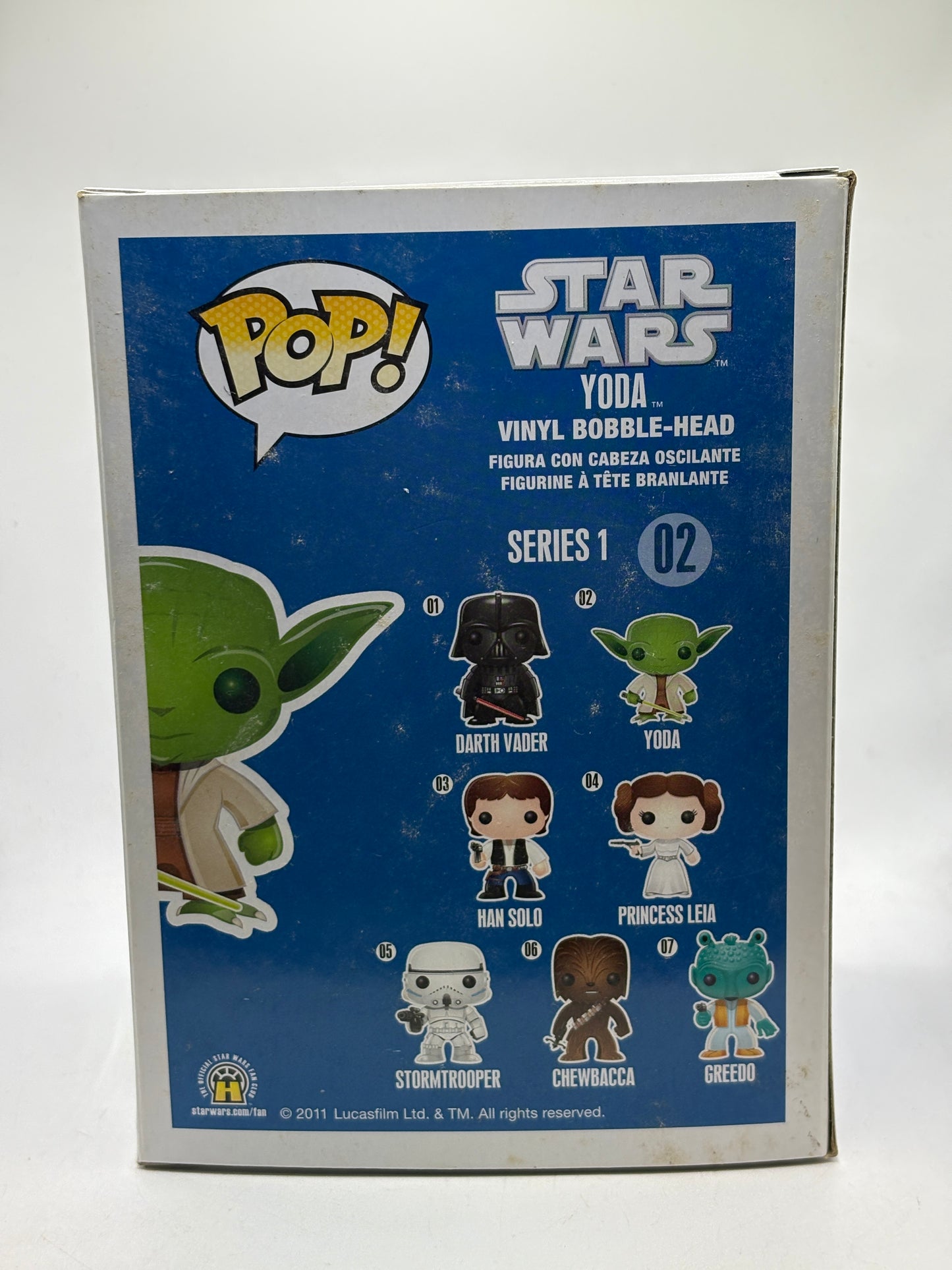 Funko POP! Star Wars #02 Yoda Vinyl Bobble-Head Blue Box