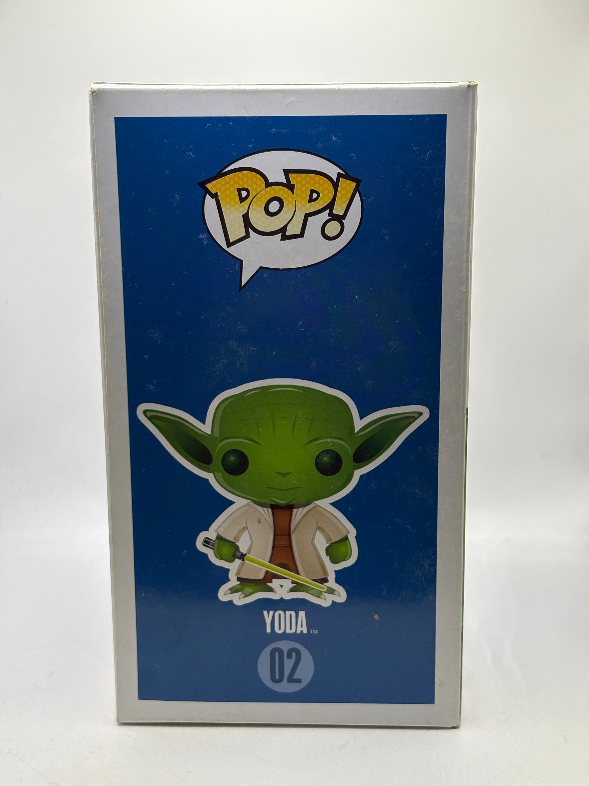 Funko POP! Star Wars #02 Yoda Vinyl Bobble-Head Blue Box image 4
