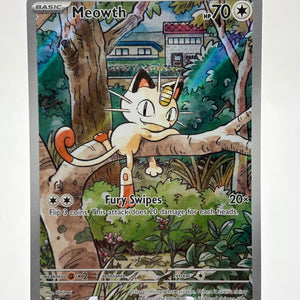Pokemon TCG Phantasmal Flames - Meowth 106/094 Illustration Rare NM FRENLY BRICKS - Open 7 Days