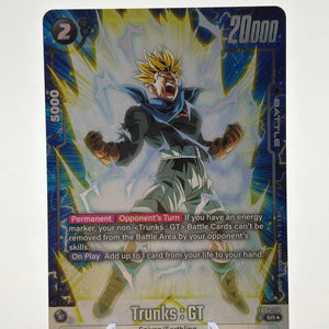 Dragon Ball Super Fusion World - Trunks : GT FB04-114 SR Alt Art LP FRENLY BRICKS - Open 7 Days