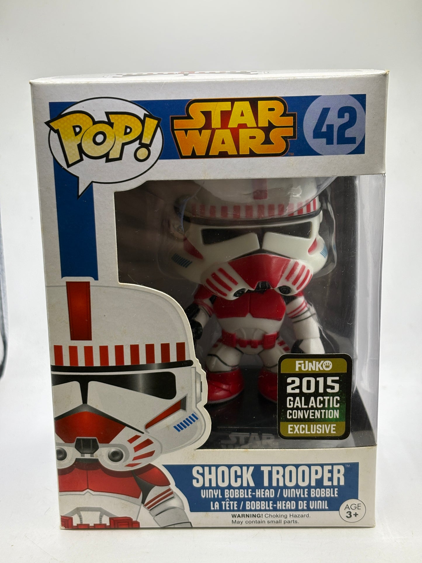 Funko POP! Star Wars #42 Shock Trooper Vinyl Bobble-Head 2015 Galactic Convention