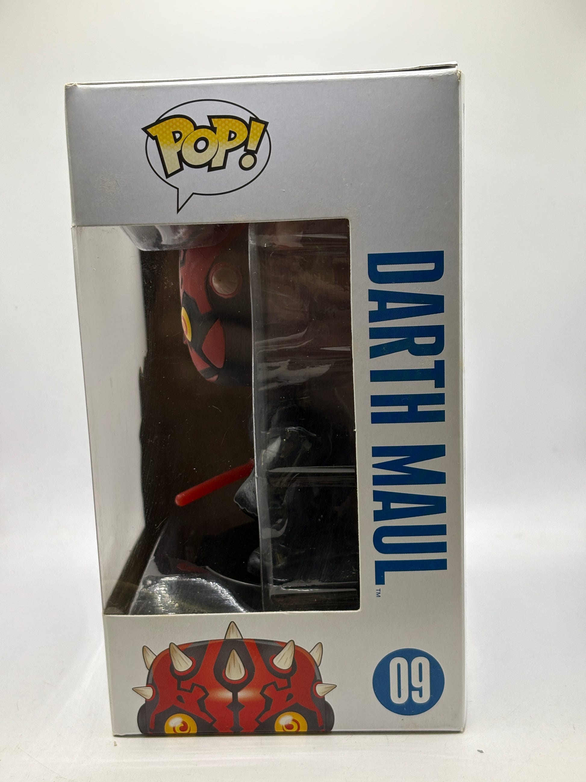 Funko POP! Star Wars #09 Darth Maul Vinyl Bobble-Head Blue Box image 2