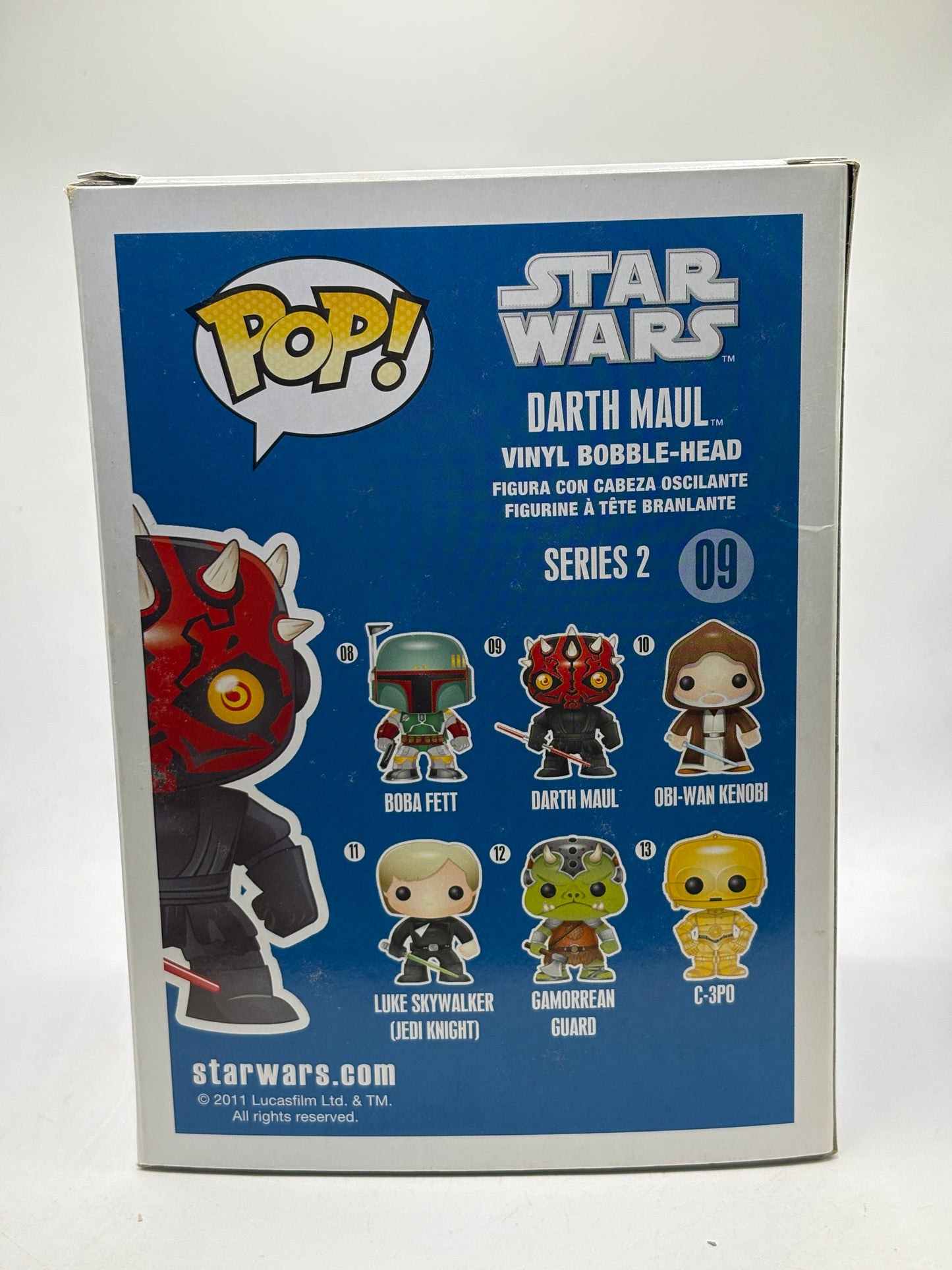 Funko POP! Star Wars #09 Darth Maul Vinyl Bobble-Head Blue Box