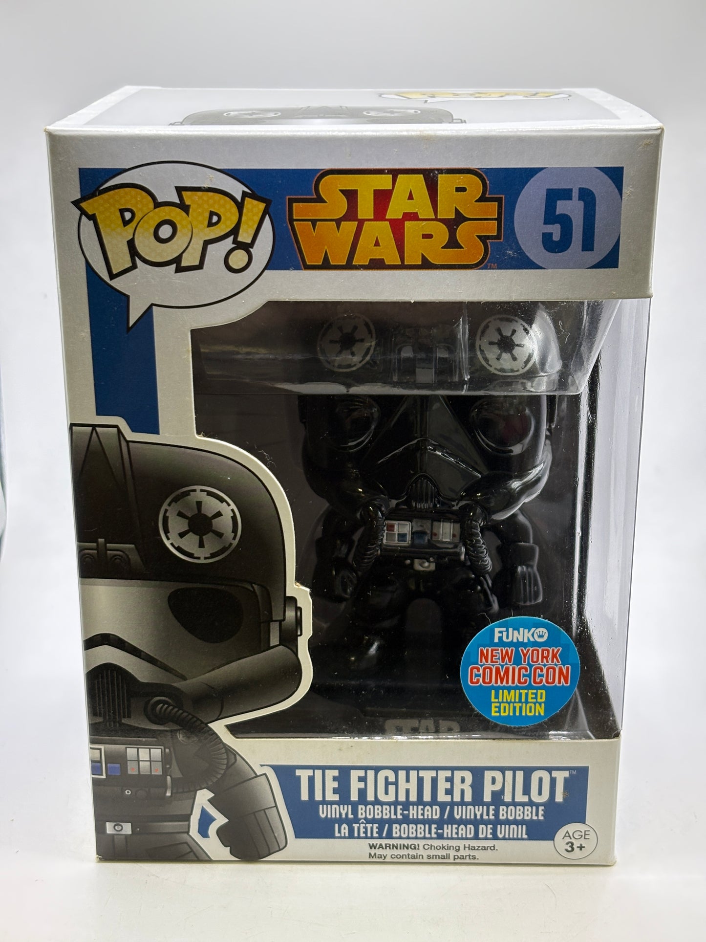 Funko POP! Star Wars #51 Tie Fighter Pilot Vinyl Bobble-Head NYCC Limited Edition