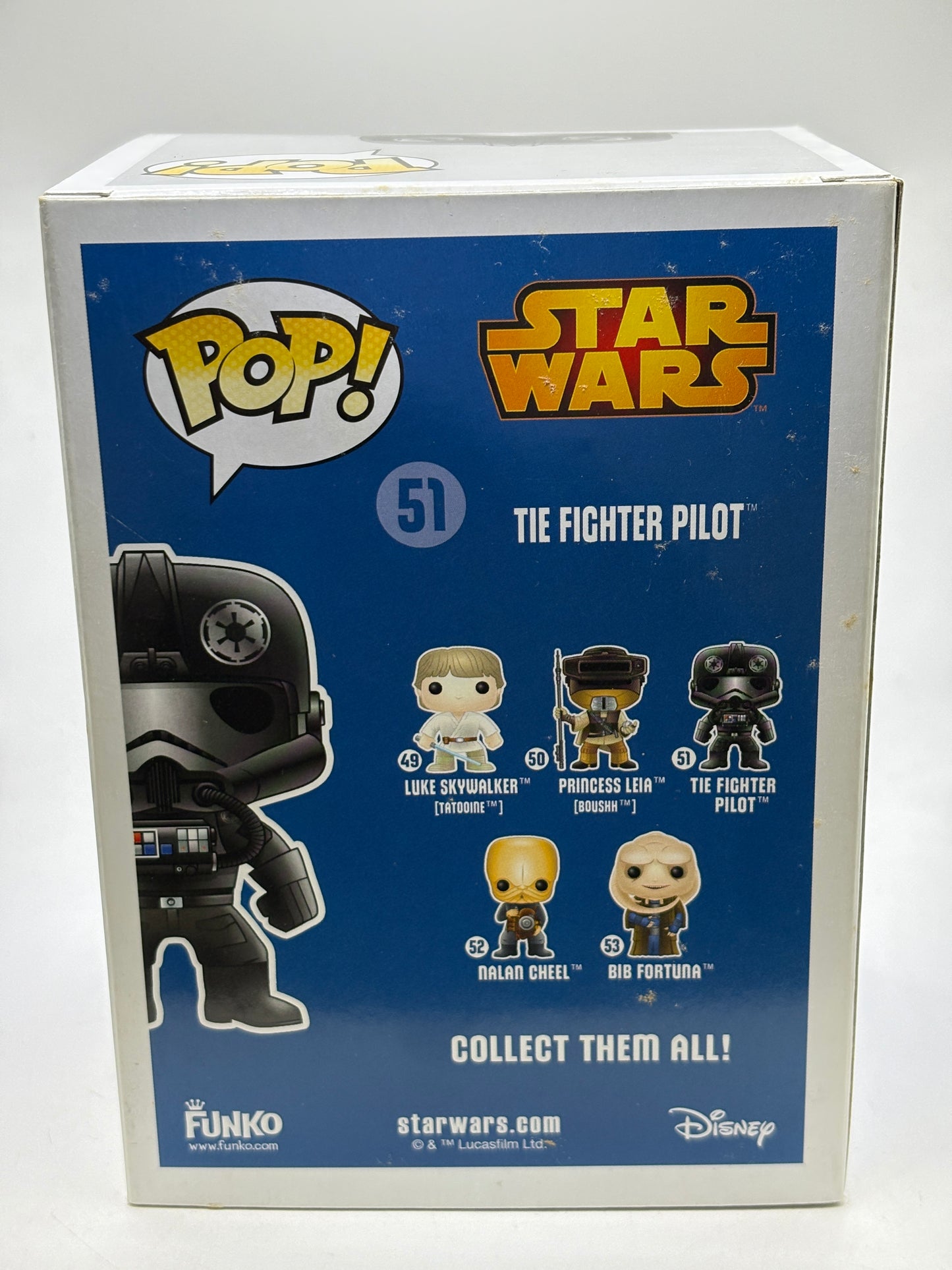 Funko POP! Star Wars #51 Tie Fighter Pilot Vinyl Bobble-Head NYCC Limited Edition