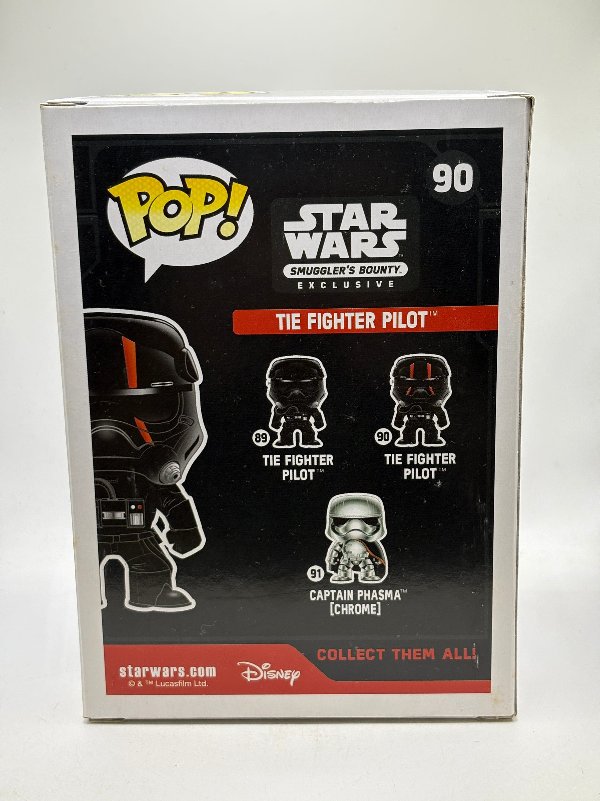 Funko POP! Star Wars Smuggler’s Bounty #90 Tie Fighter Pilot Vinyl Bobble-Head image 3
