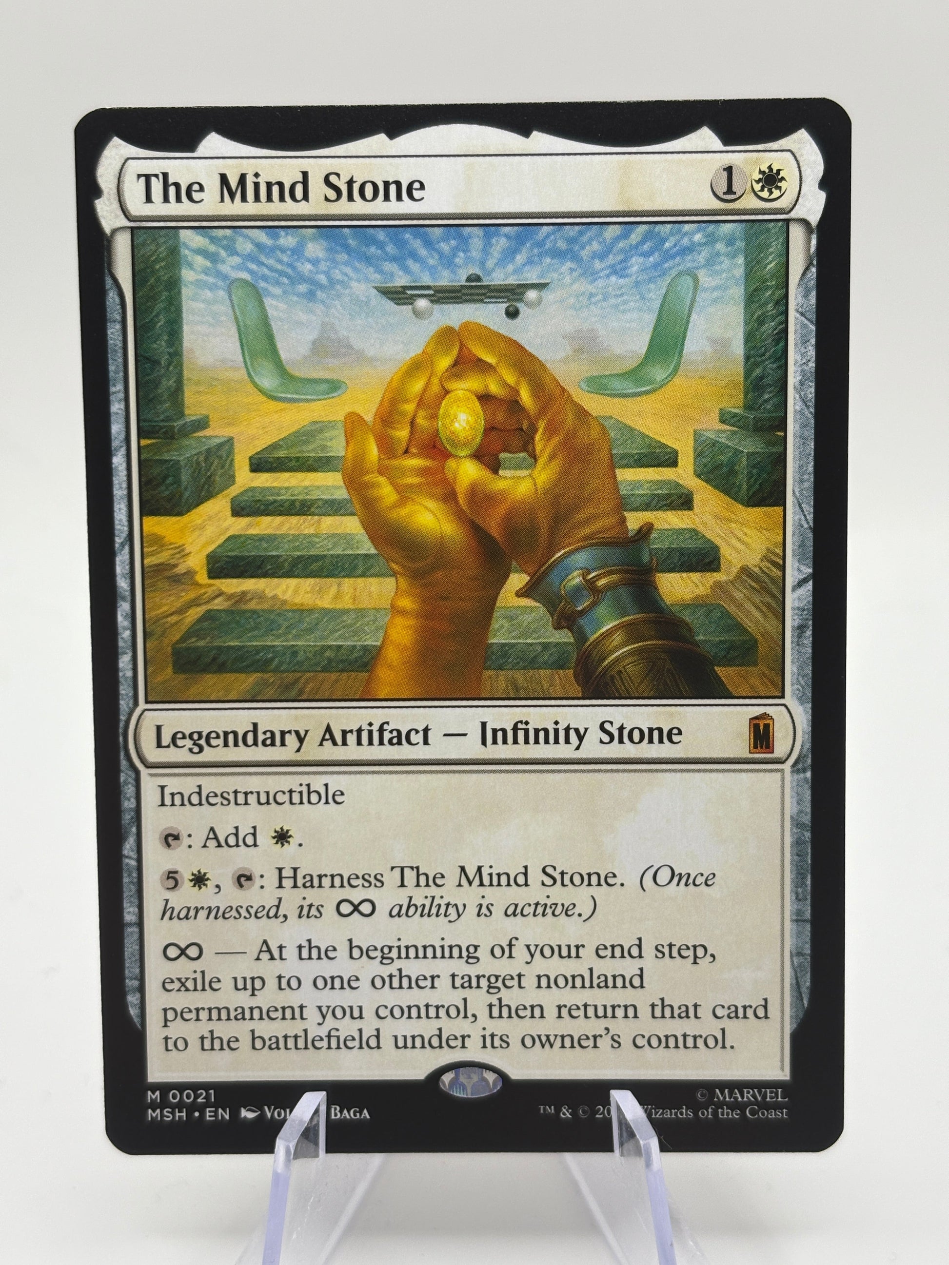 Magic the Gathering - The Mind Stone Mythic Marvel Super Heroes 0021 EN FRENLY BRICKS - Open 7 Days