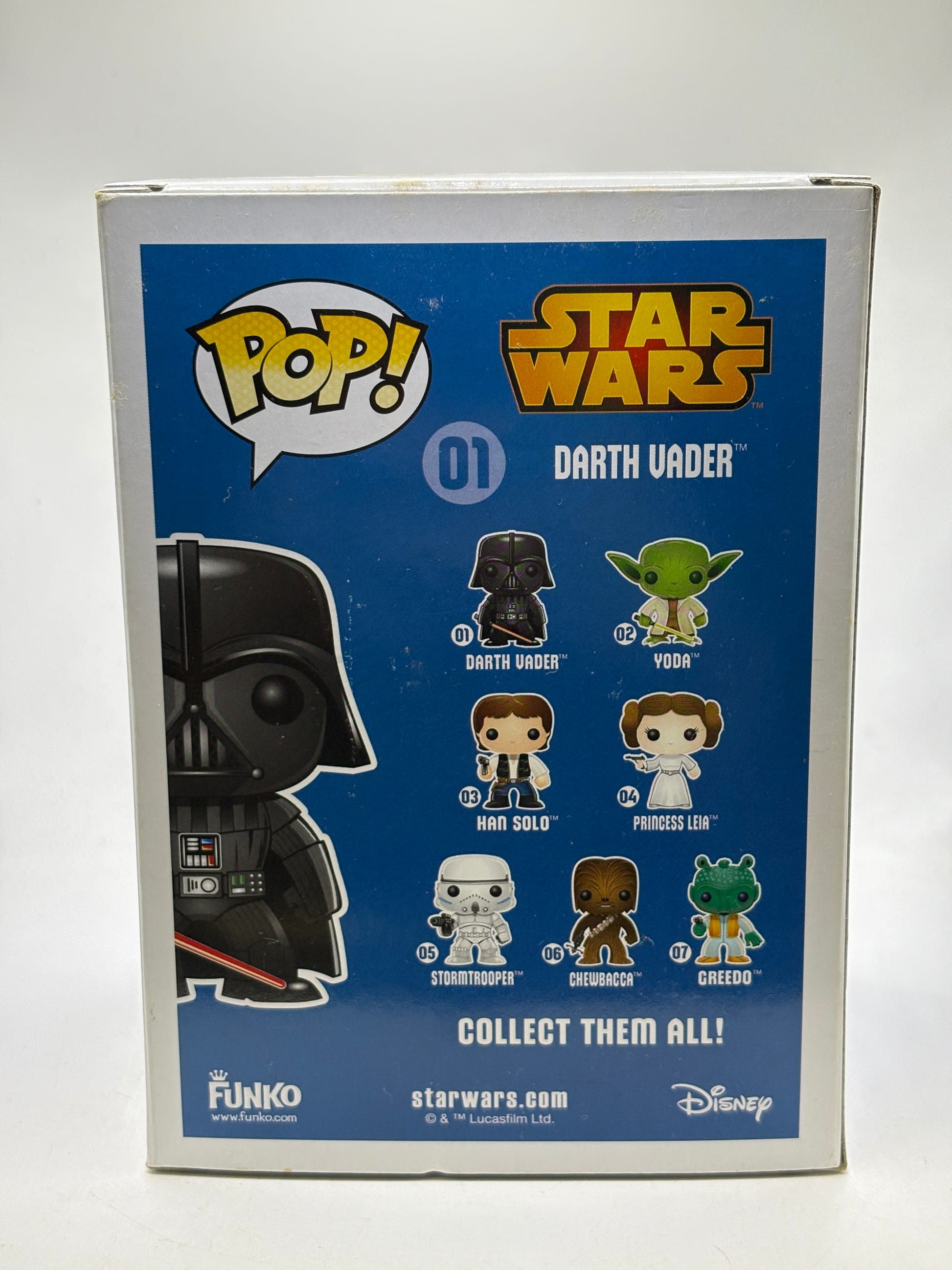 Funko POP! Star Wars #01 Darth Vader Chrome Vinyl Bobble-Head Hot Topic Exclusive image 3