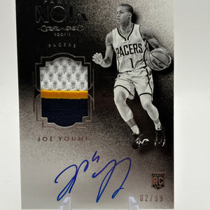 2015 Panini Noir Black and White Rookies 02/99 Joe Young RPA Rookie Patch Auto FRENLY BRICKS - Open 7 Days