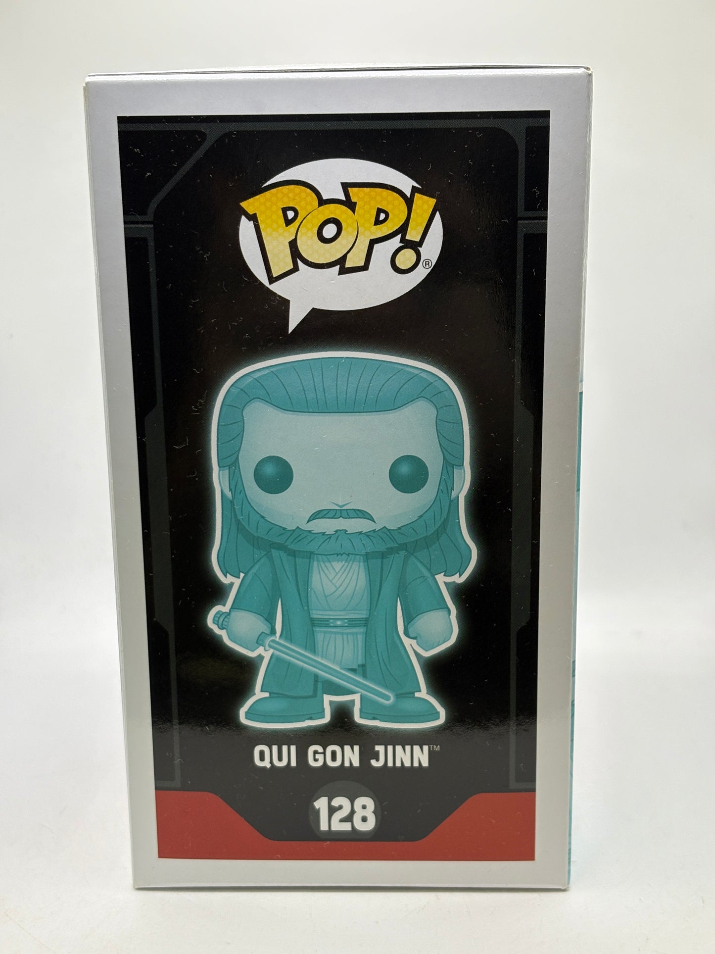 Funko POP! Star Wars #128 Qui Gon Jinn 2017 Galactic Convention Glow