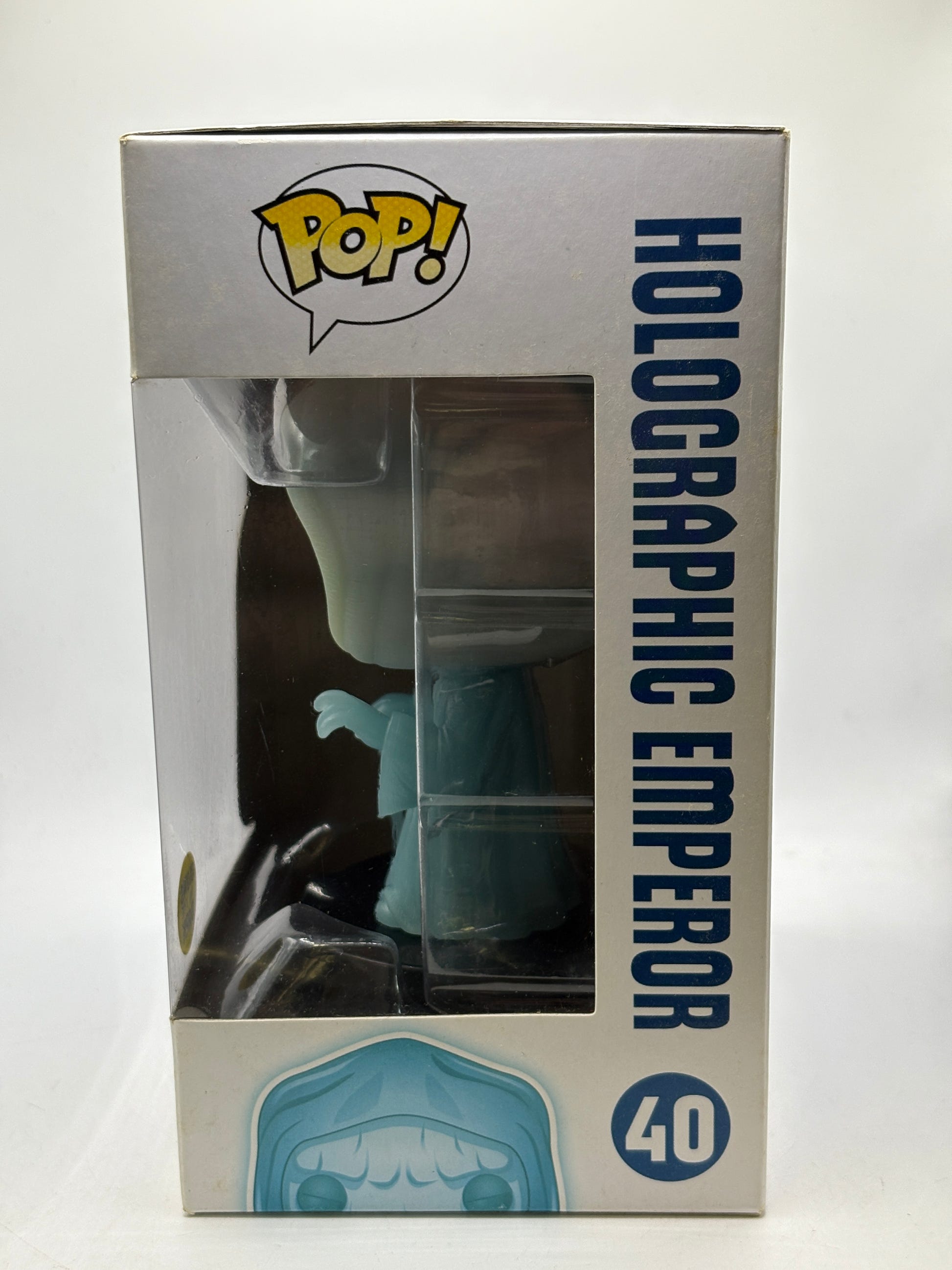 Funko POP! Star Wars #40 Holographic Emperor Vinyl Bobble-Head Glow image 2
