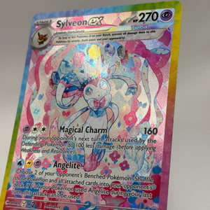 Pokemon TCG Prismatic Evolution - Sylveon EX 156/131 Special Illustration Rare NM FRENLY BRICKS - Open 7 Days