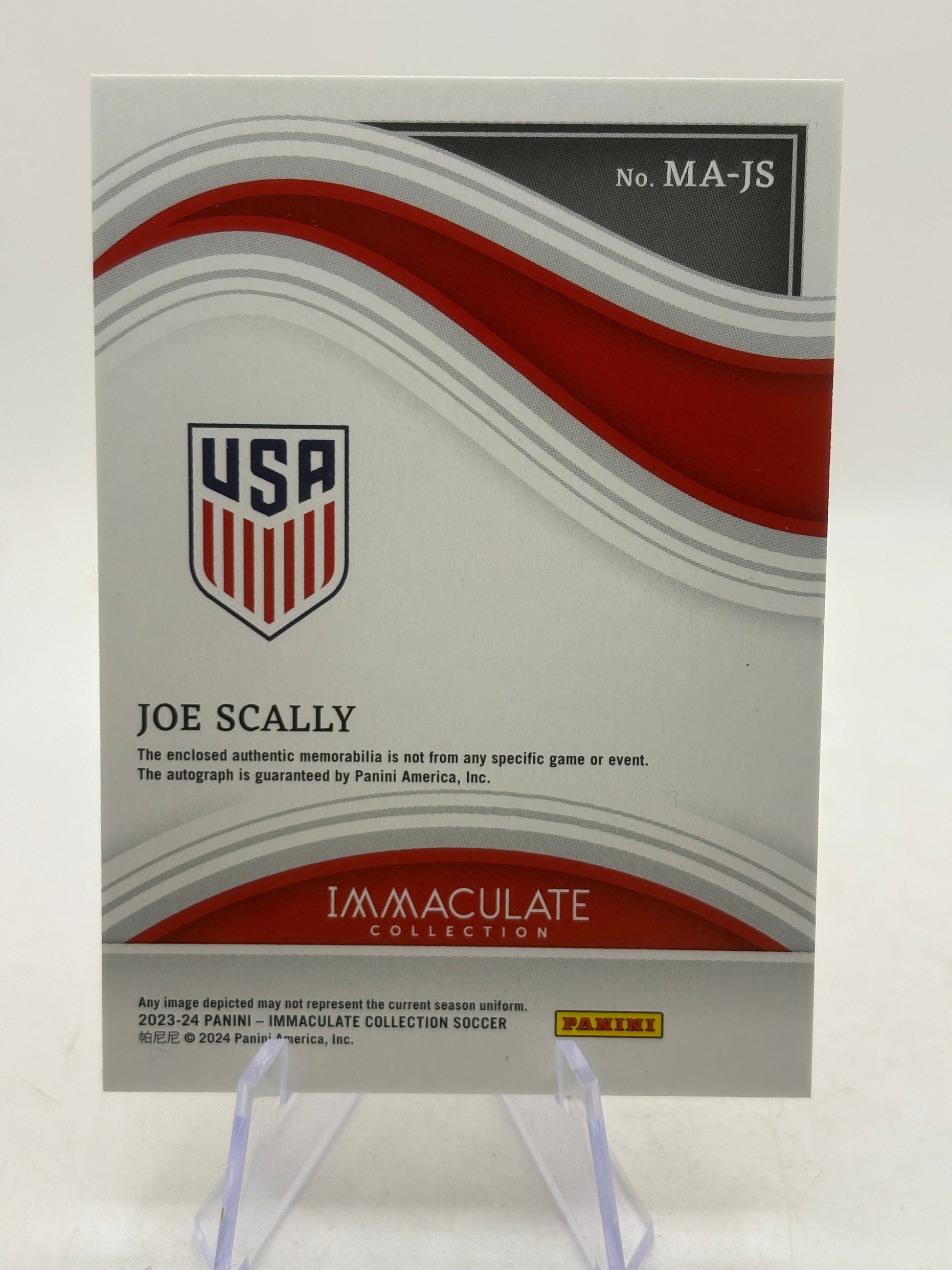 2023-24 Panini Immaculate Collection Soccer - Joe Scally Auto Patch /99 FRENLY BRICKS - Open 7 Days