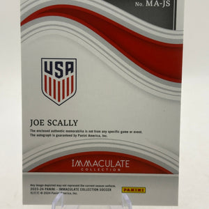 2023-24 Panini Immaculate Collection Soccer - Joe Scally Auto Patch /99 FRENLY BRICKS - Open 7 Days
