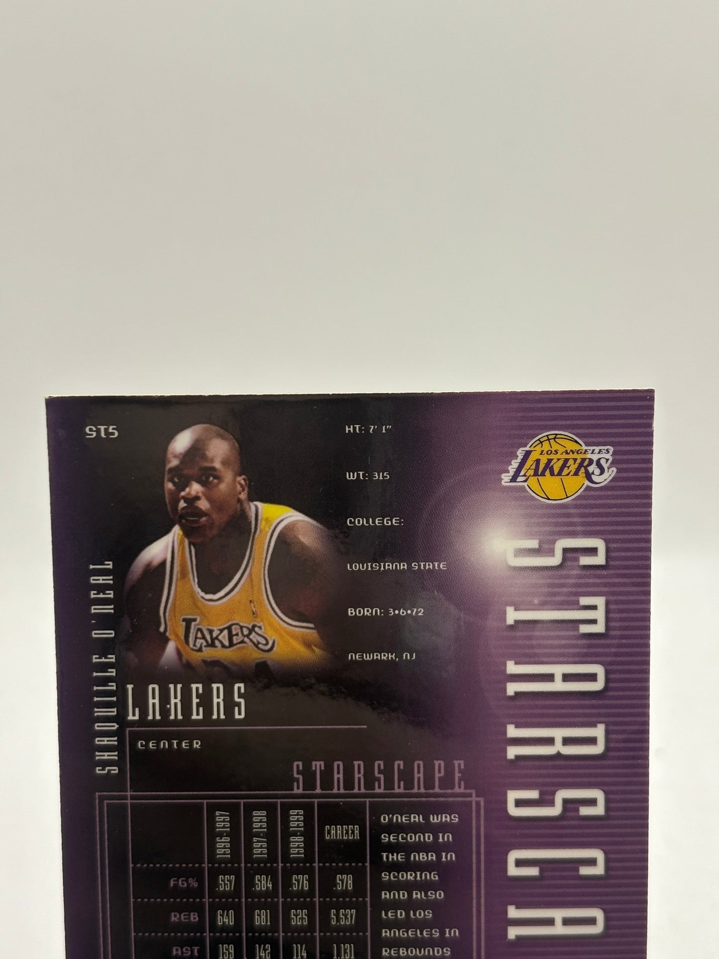 Shaquille O'Neal 1999-00 Upper Deck SPx Starscape Insert FRENLY BRICKS - Open 7 Days