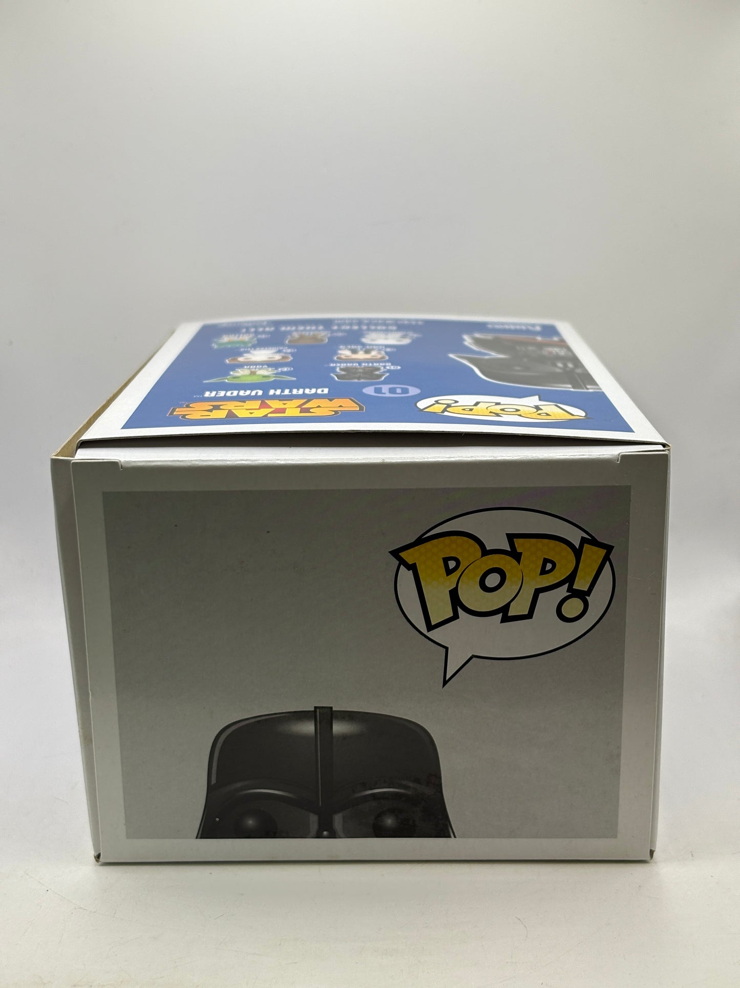 Funko POP! Star Wars #01 Darth Vader Chrome Vinyl Bobble-Head Box DMG