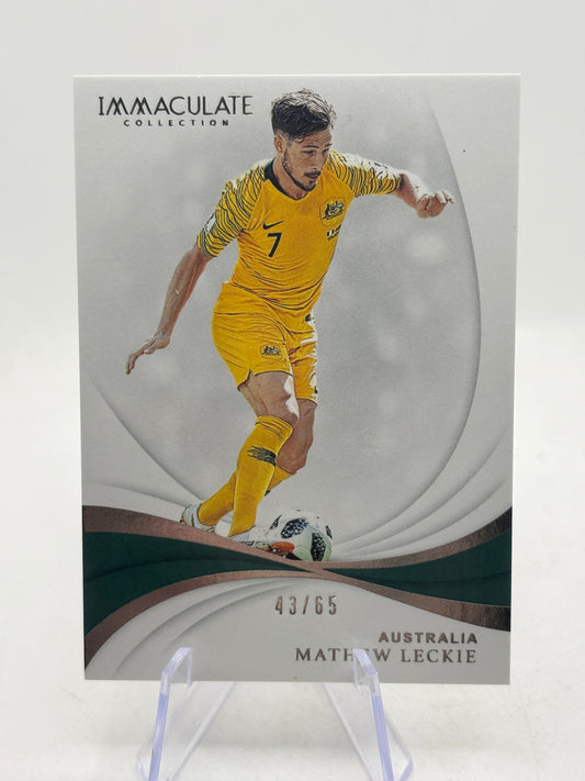 2018-19 Panini Immaculate Collection Soccer - Mathew Leckie #87 /65 FRENLY BRICKS - Open 7 Days
