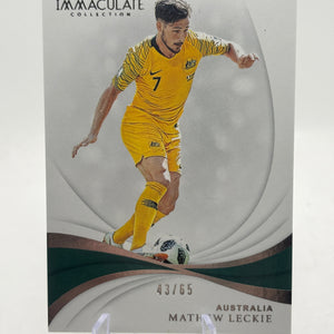 2018-19 Panini Immaculate Collection Soccer - Mathew Leckie #87 /65 FRENLY BRICKS - Open 7 Days