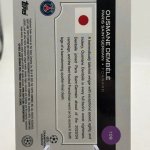 2025 Topps UEFA Champions League - Ousmane Dembele #109 /125 FRENLY BRICKS - Open 7 Days