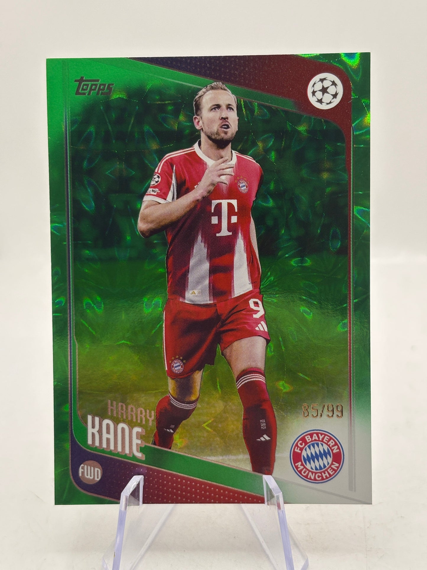 2026 Topps Chrome UEFA Champions League - Harry Kane #182 Green /99 FRENLY BRICKS - Open 7 Days