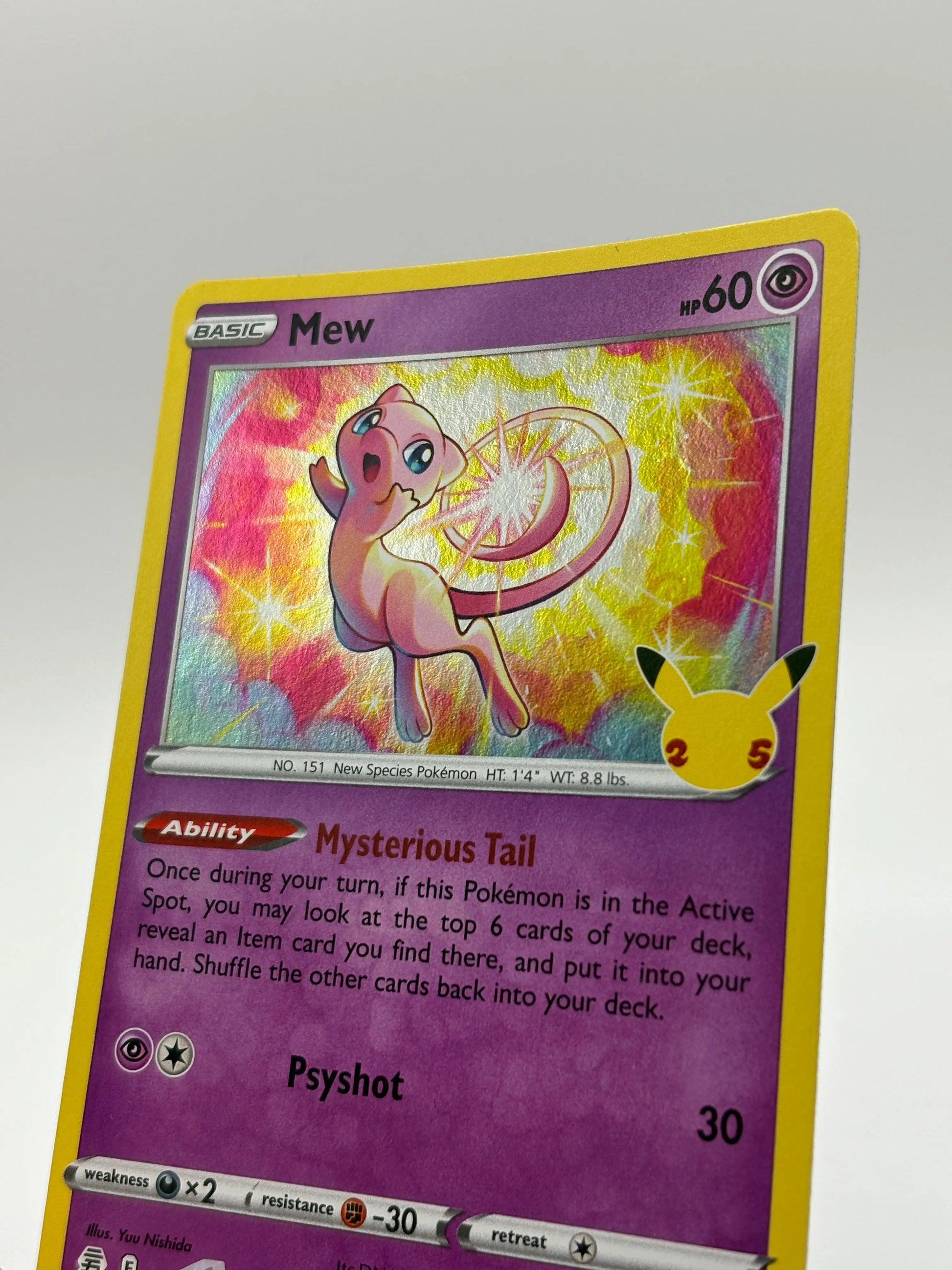 Pokemon TCG Celebrations - Mew 011/025 Rare LP *slight bend FRENLY BRICKS - Open 7 Days