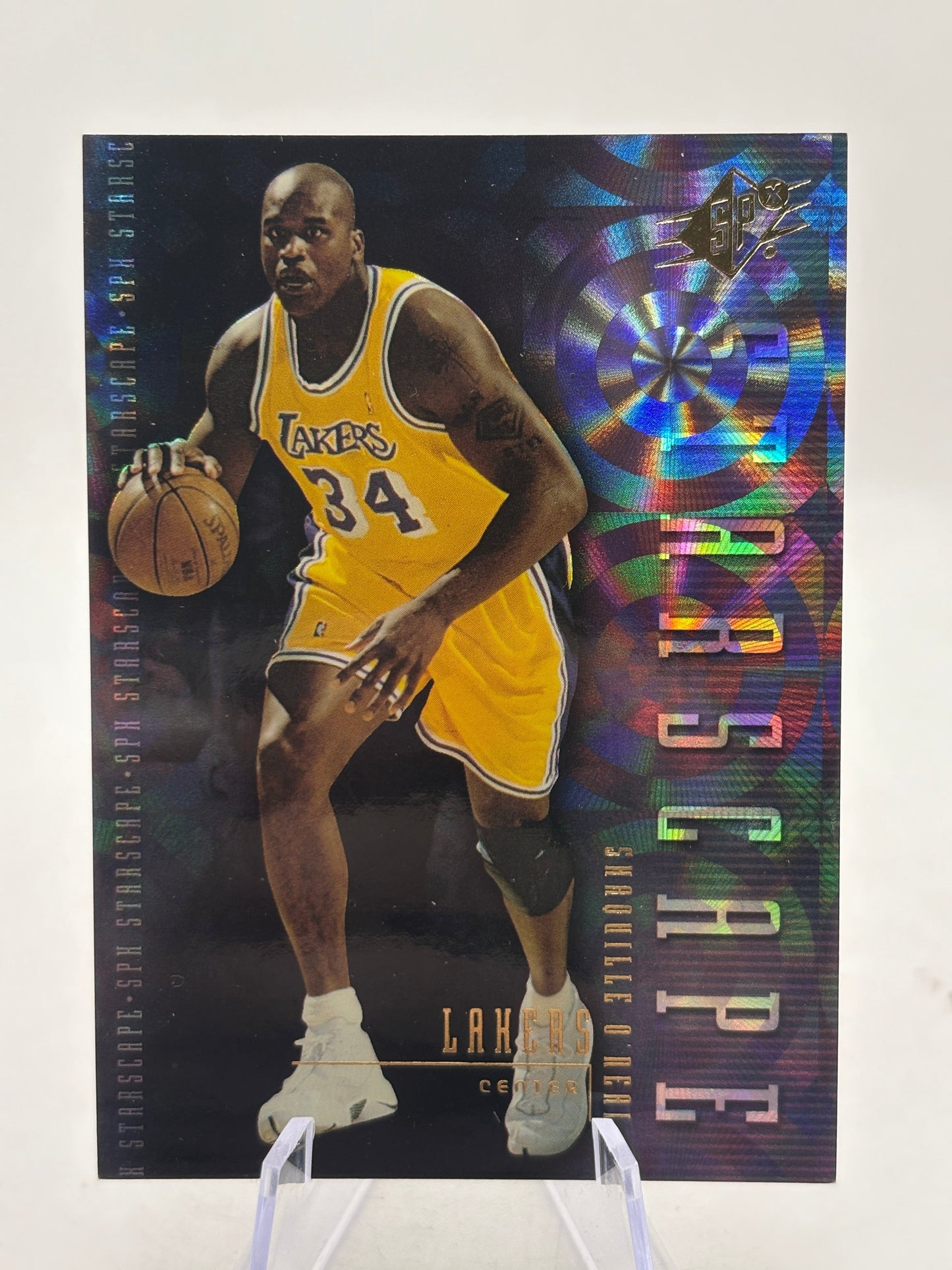 Shaquille O'Neal 1999-00 Upper Deck SPx Starscape Insert (1) FRENLY BRICKS - Open 7 Days