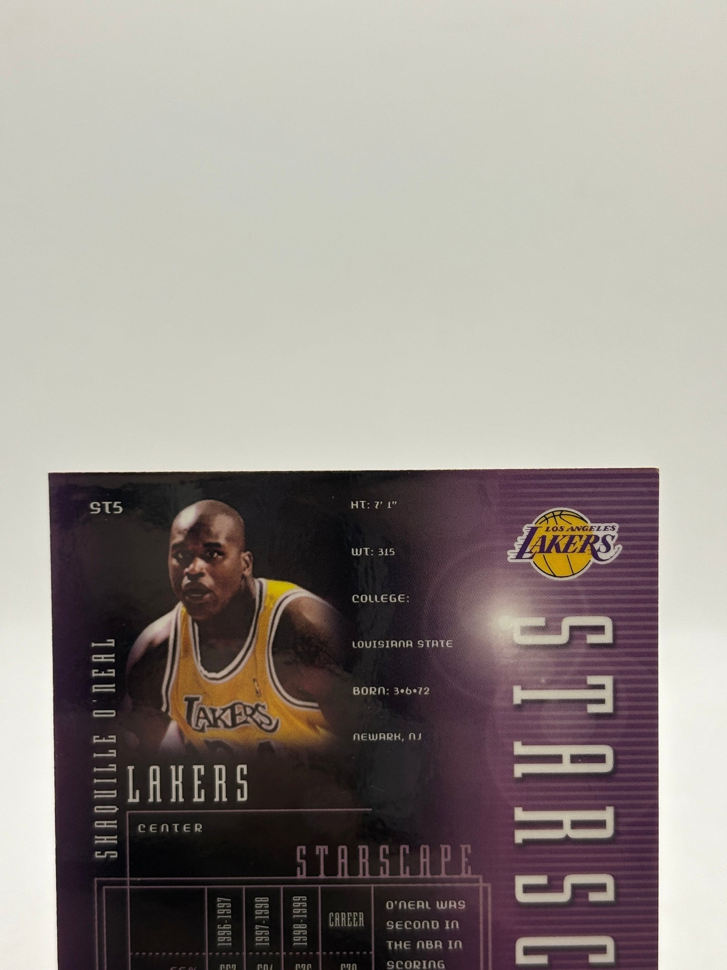 Shaquille O'Neal 1999-00 Upper Deck SPx Starscape Insert (1) FRENLY BRICKS - Open 7 Days