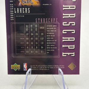 Shaquille O'Neal 1999-00 Upper Deck SPx Starscape Insert (1) FRENLY BRICKS - Open 7 Days