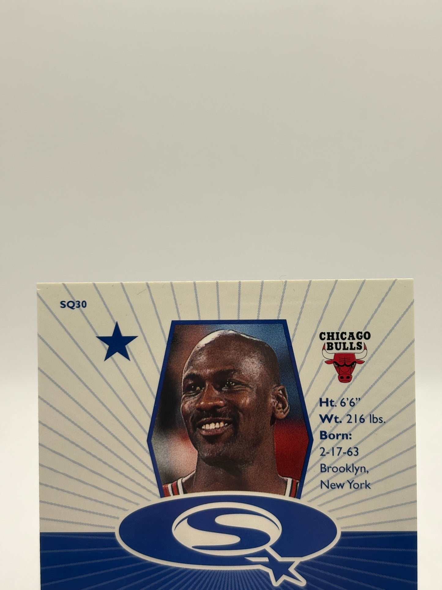 1998-99 Upper Deck Choice Michael Jordan Starquest Blue Insert Card #SQ30 FRENLY BRICKS - Open 7 Days