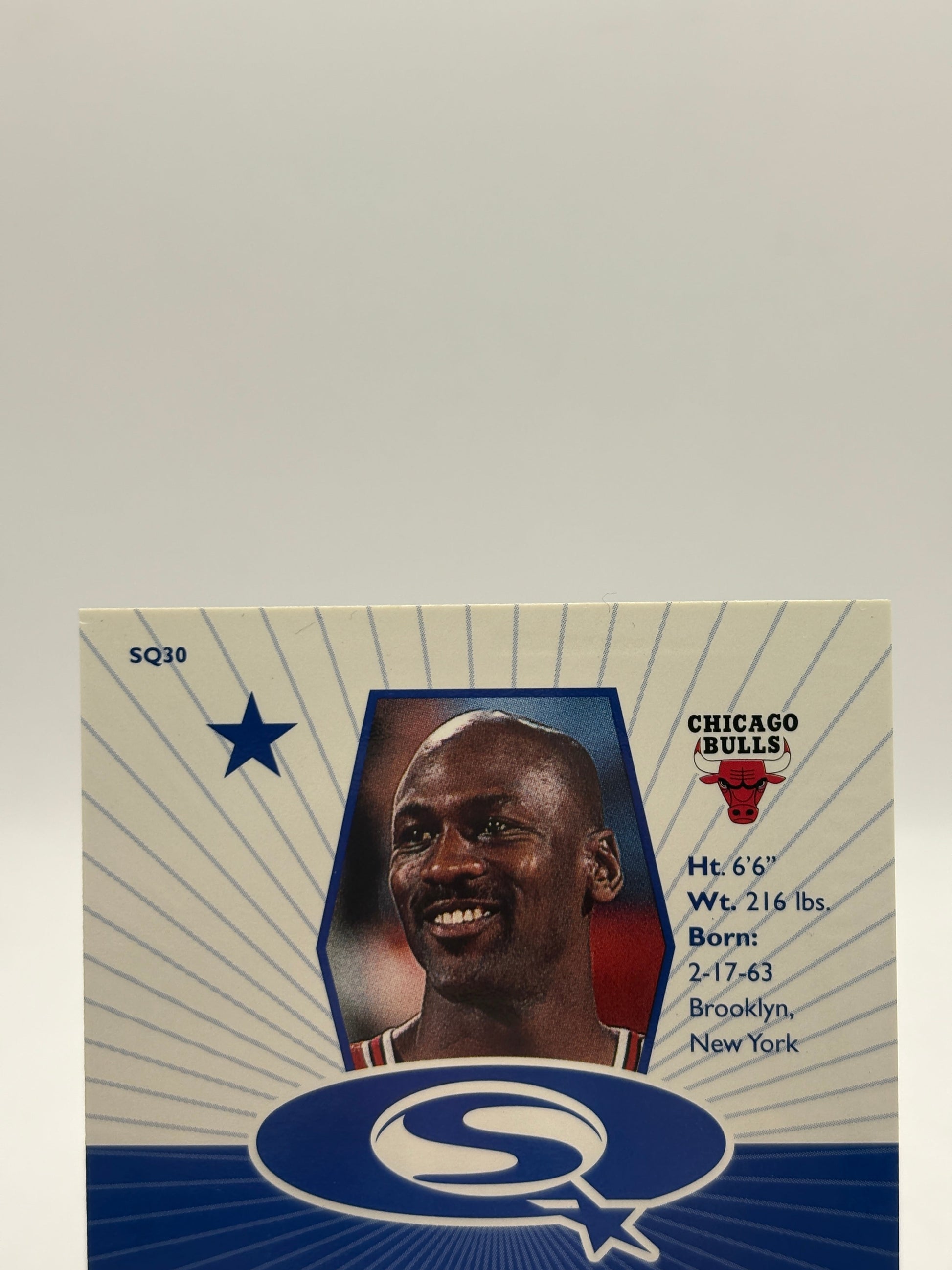1998-99 Upper Deck Choice Michael Jordan Starquest Blue Insert Card #SQ30 FRENLY BRICKS - Open 7 Days