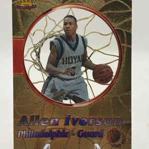 Allen Iverson Pacific Crown Collection Card #JB-6 Rookie Card FRENLY BRICKS - Open 7 Days