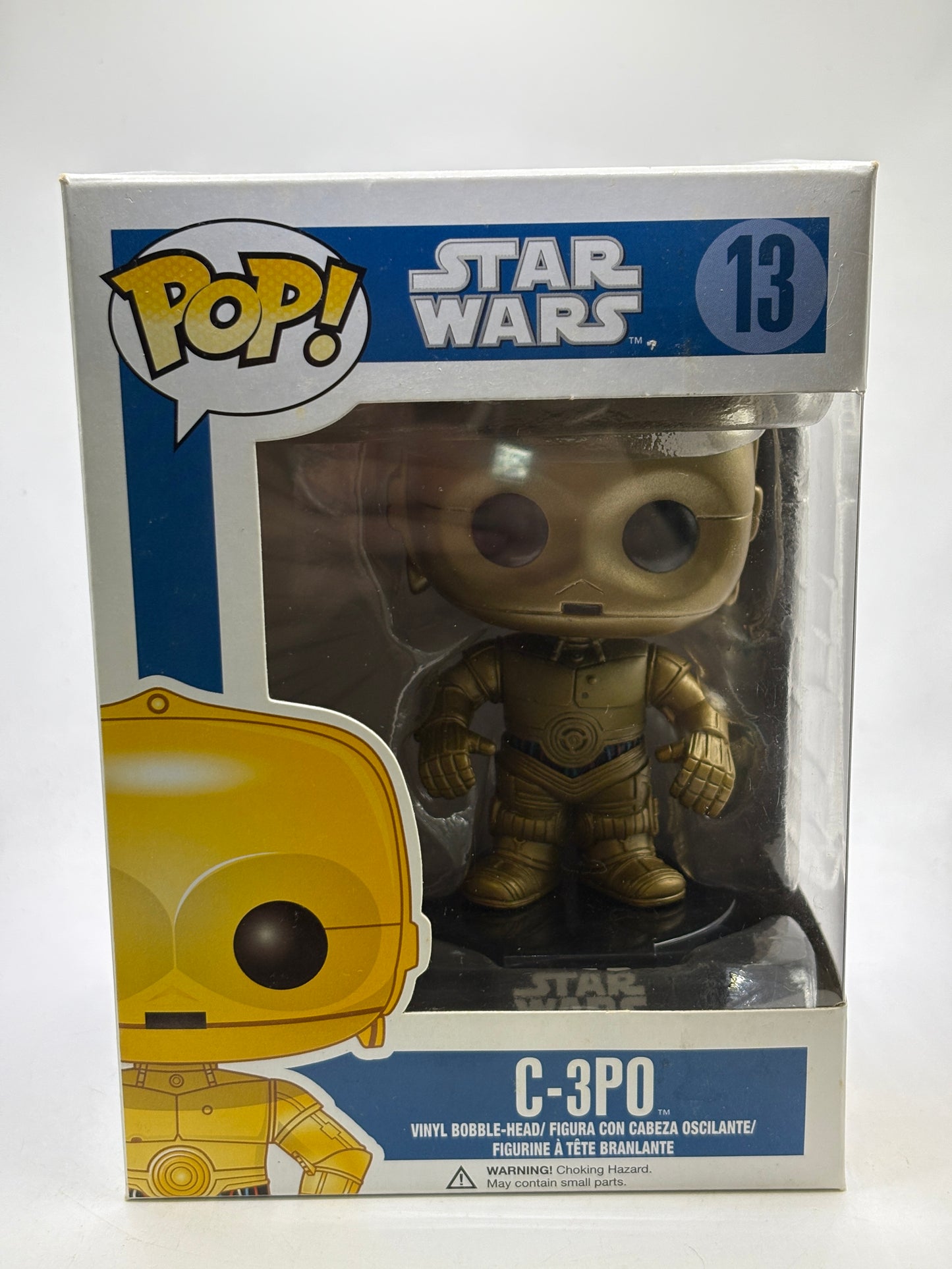 Funko POP! Star Wars #13 C-3PO Vinyl Bobble-Head Blue Box